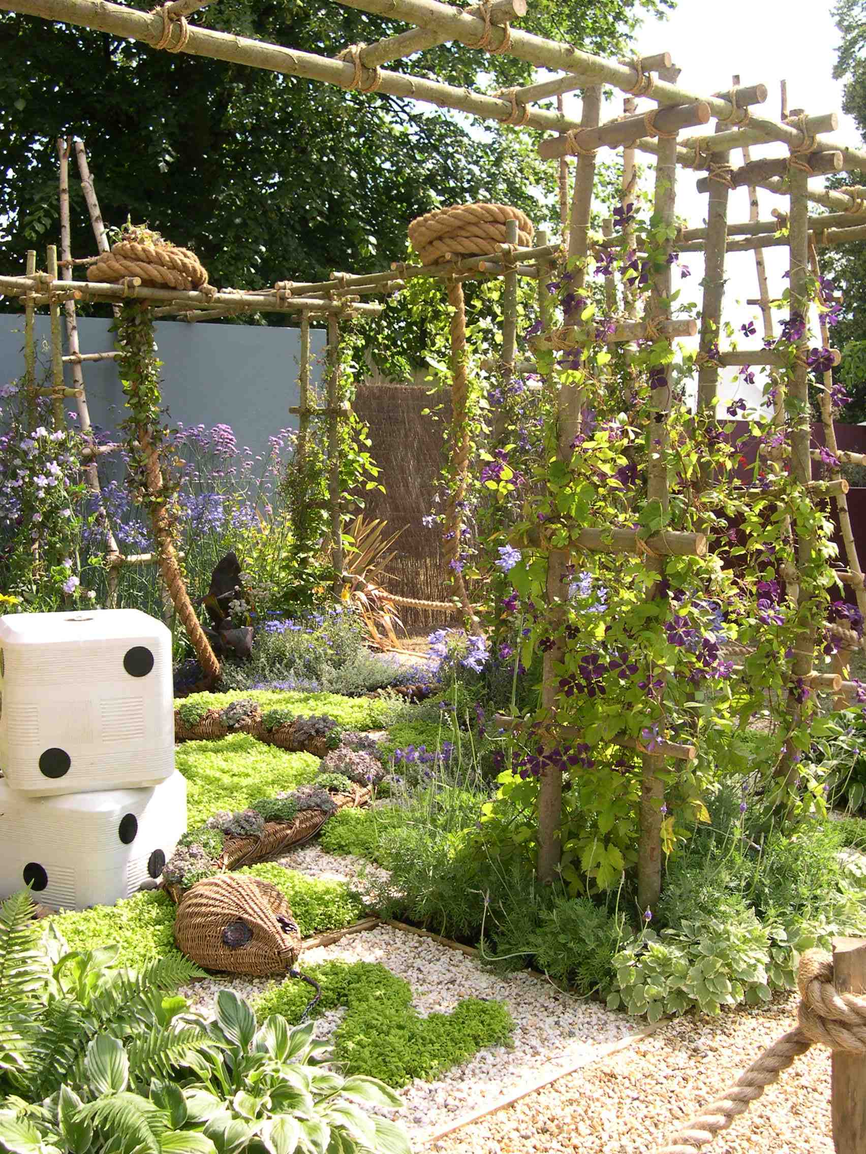 Snakes & Ladders Garden at Hampton Court Flower Show